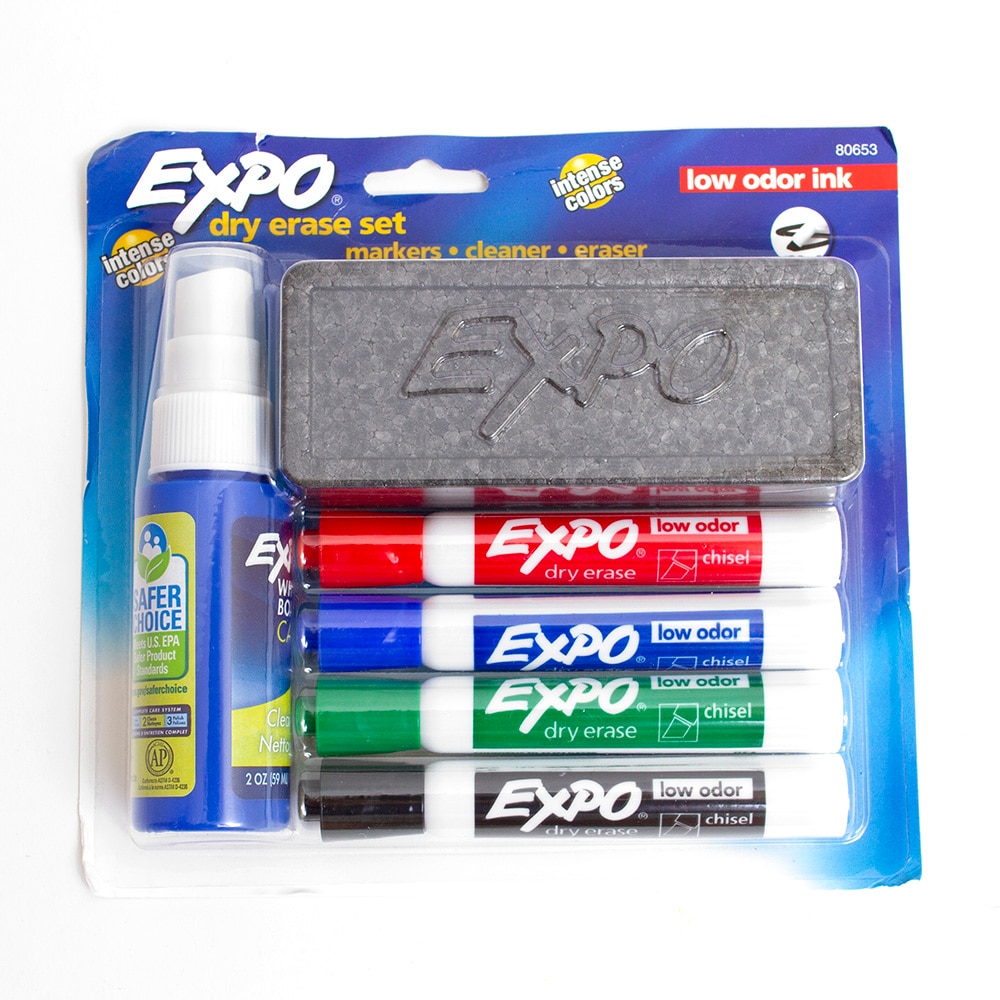 Dry Erase, Art & School, Expo, Low Odor, Starter set, 5134